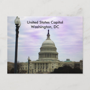Cartão Postal Capitólio dos Estados Unidos, Washington, DC