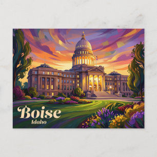 Cartão Postal Capitólio Estadual de Idaho EUA
