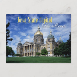 Cartão Postal Capitólio estadual de Iowa em Des Moines