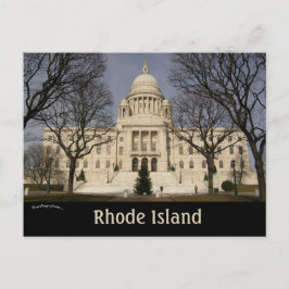 Cartão Postal Capitólio Estadual de Rhode Island Providence Rhod