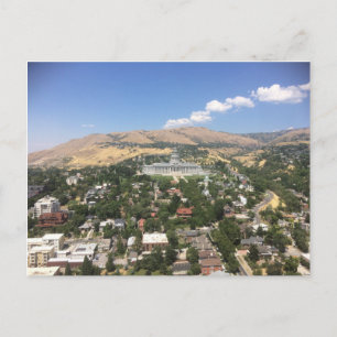 Cartão Postal Capitólio estadual de Utah - Cidade de Salt Lake