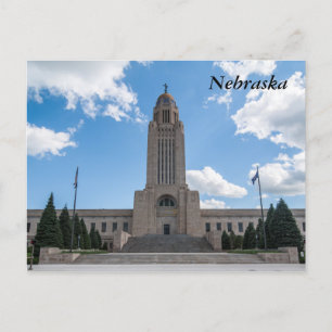Cartão Postal Capitólio Estatal de Nebraska