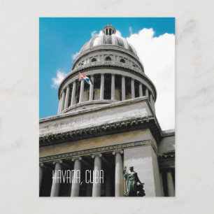 Cartão Postal Capitólio nacional Havana Cuba Souvenir