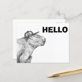 Cartão Postal Capivara