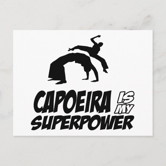 Cartão Postal capoeira superpotência (Frente)