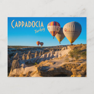 Cartão Postal Cappadocia, Turquia: Balões de ar quente