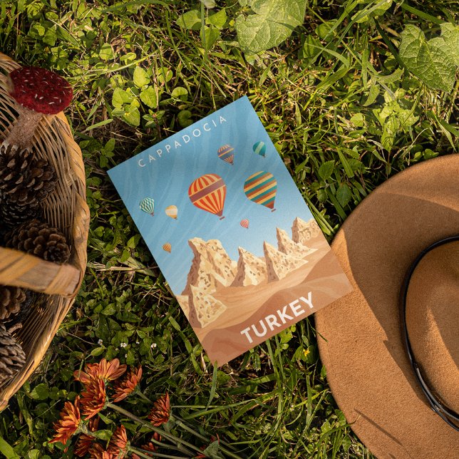 Cartão Postal Cappadocia Turquia Viagem (Criador carregado)