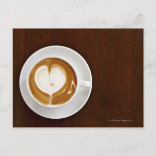 Cartão Postal Cappuccino com amor