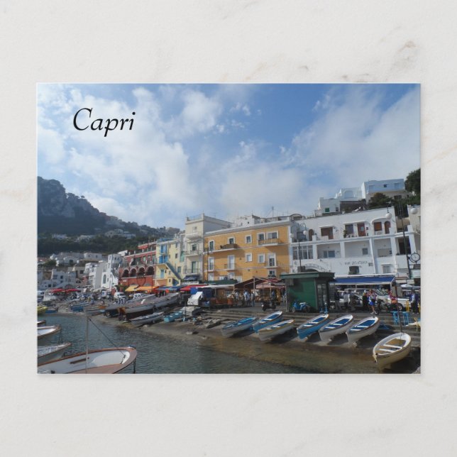 Cartão Postal Capri, Itália (Frente)