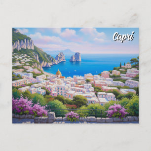 Cartão Postal Capri Itália Viagem