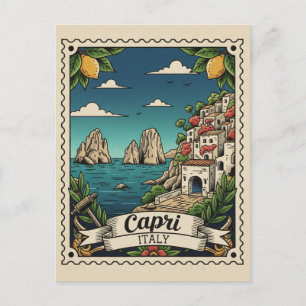 Cartão Postal Cápri Itália Viagens