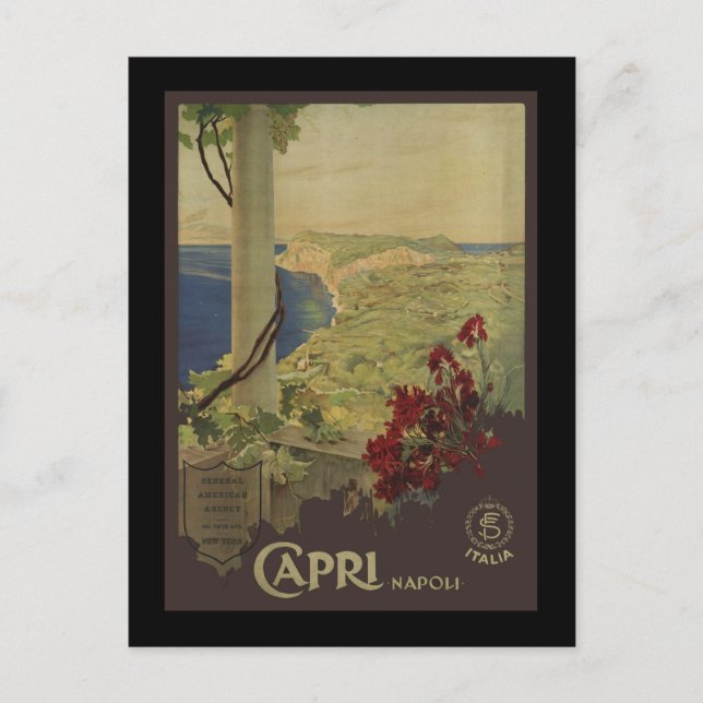 Cartão Postal Capri Napoli (Frente)