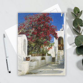 Cartão Postal Capri - Oleanders in bloom, Peder Severin Krøyer