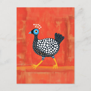 Cartão Postal Caprichosa Pintada Galesa