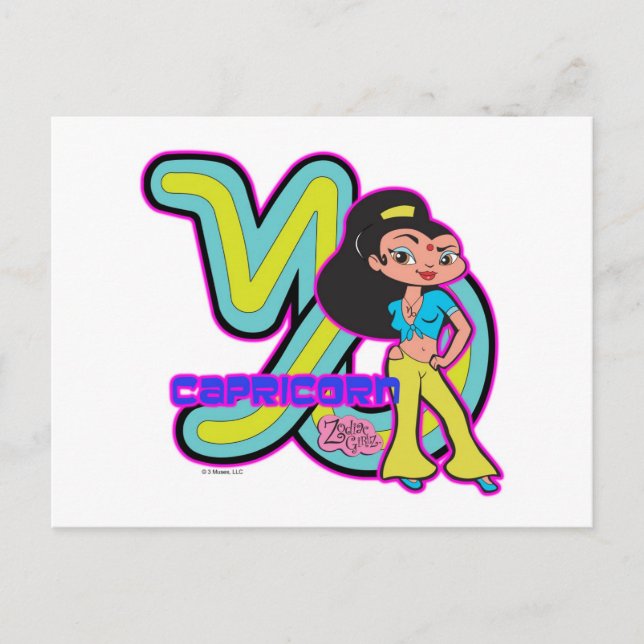 Cartão postal Capricorn (Frente)