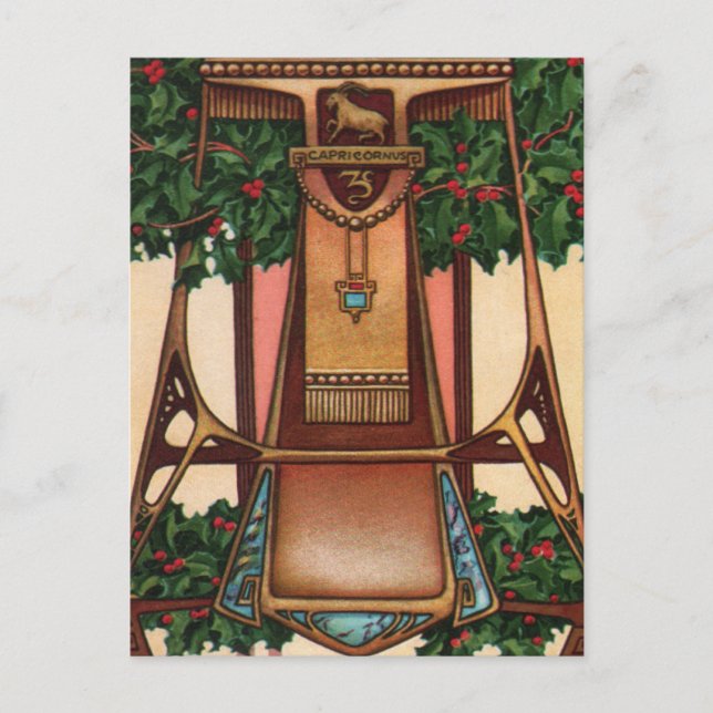 Cartão Postal Capricorn Zodiac (Frente)