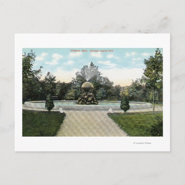 Cartão Postal Capron Park View da Fonte (Frente)