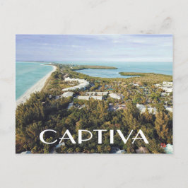 Cartão Postal Captiva Island, Florida Aerial View Photo