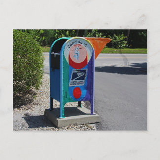 Cartão Postal Captiva Island Mailbox - horizontal