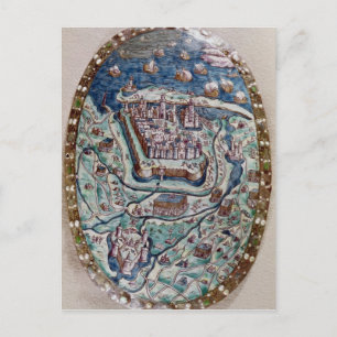 Cartão Postal Captura de Calais pelos franceses em 1558