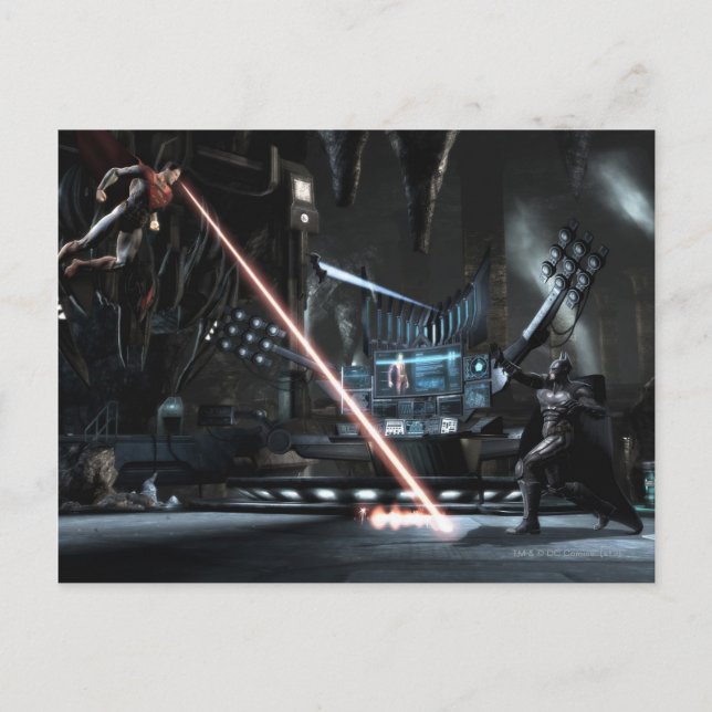 Cartão Postal Captura de tela: Superman vs Batman (Frente)