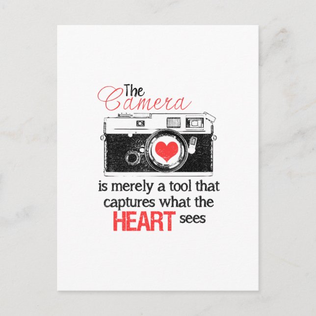 Cartão Postal Capturando o coração (Frente)