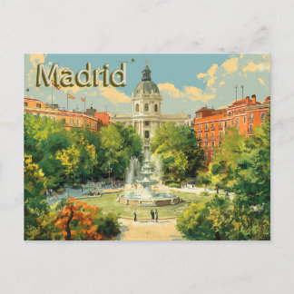 Cartão Postal Capturar a Beleza de Madrid