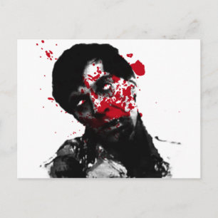 Cartão Postal Capturas de Cabeça Zombie