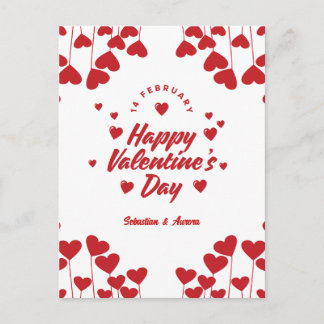 Cartão Postal "Captured by Your Love" – Elegant Modern Valentine