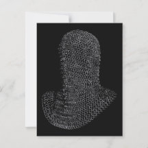 Capuz de Guerreiro de Cota de Malha