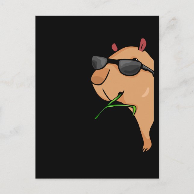 Cartão Postal Capybara Lover Women Capybara Gift Men Capybara (Frente)