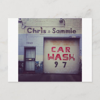 Cartão Postal Car Wash