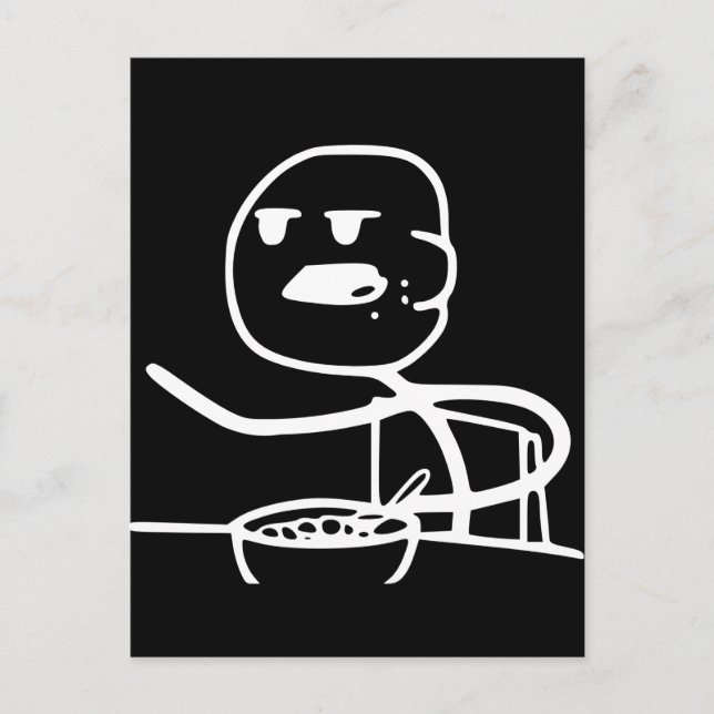 Cartão Postal Cara Cereal Memória (Frente)