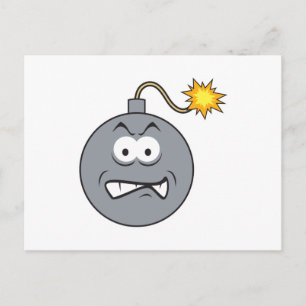 Cartão Postal Cara da Bomba de Pressão
