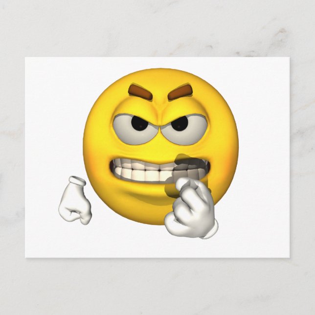 Cartão Postal Cara de Emoção - Cartão-postal dos dentes de Barco (Frente)