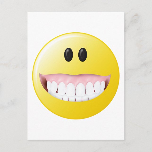 Cartão Postal Cara de Gengiva Grande (Frente)