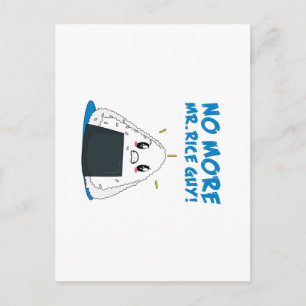 Cartão Postal Cara do Arroz Não Mais Engraçado