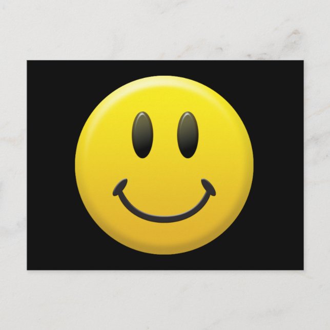 Cartão Postal Cara Feliz (Frente)