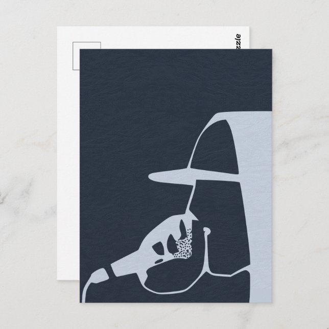 CARTÃO POSTAL CARA NA COBERTURA DE HOODIE NO HOP DE HIP MIC (Frente/Verso)