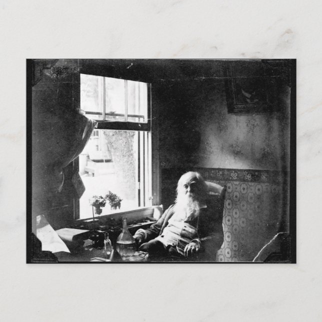 Cartão Postal Cara Sempre à Luz do Sol: Homem Branco na Mickle R (Frente)