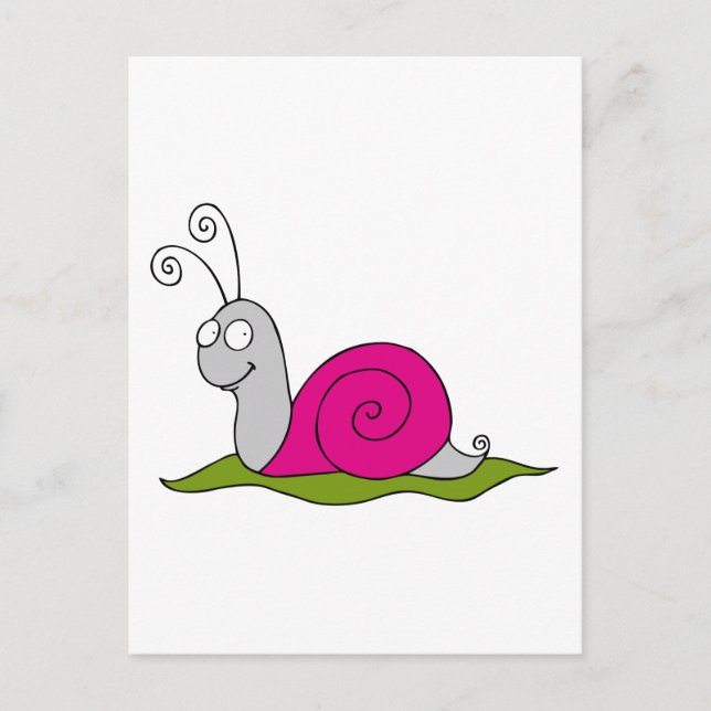 Cartão Postal caracol (Frente)