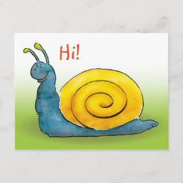 Cartão Postal Caracol Feliz | Hi