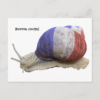 Cartão Postal Caracol francês, rota Bonne!