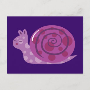 Cartão Postal Caracol Roxo