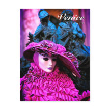 Caractere de Carnaval Mascarado Elegante