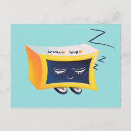 Cartão Postal Caractere Relógio de Alarme de Corte Kawaii