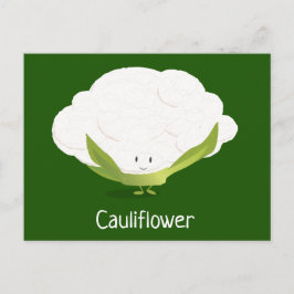 Cartão Postal Caracteres couve-flor