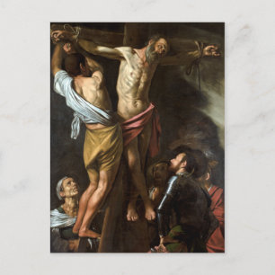 Cartão Postal Caravaggio A Crucificação do Santo Andrew