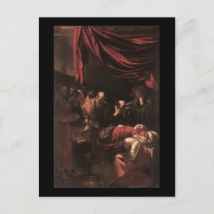 Cartão Postal Caravaggio A Morte Da Virgem