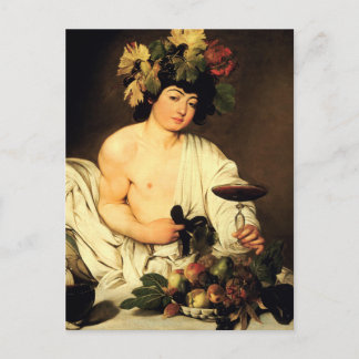 Cartão postal Caravaggio Bacchus